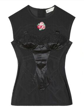 Tory Burch Mesh Corset Top